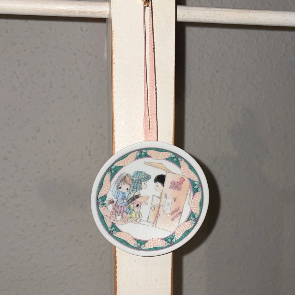 Precious Moments Mini Hanging Plate Ornament - Christmas Pageant Nativity NWT - Picture 6 of 8